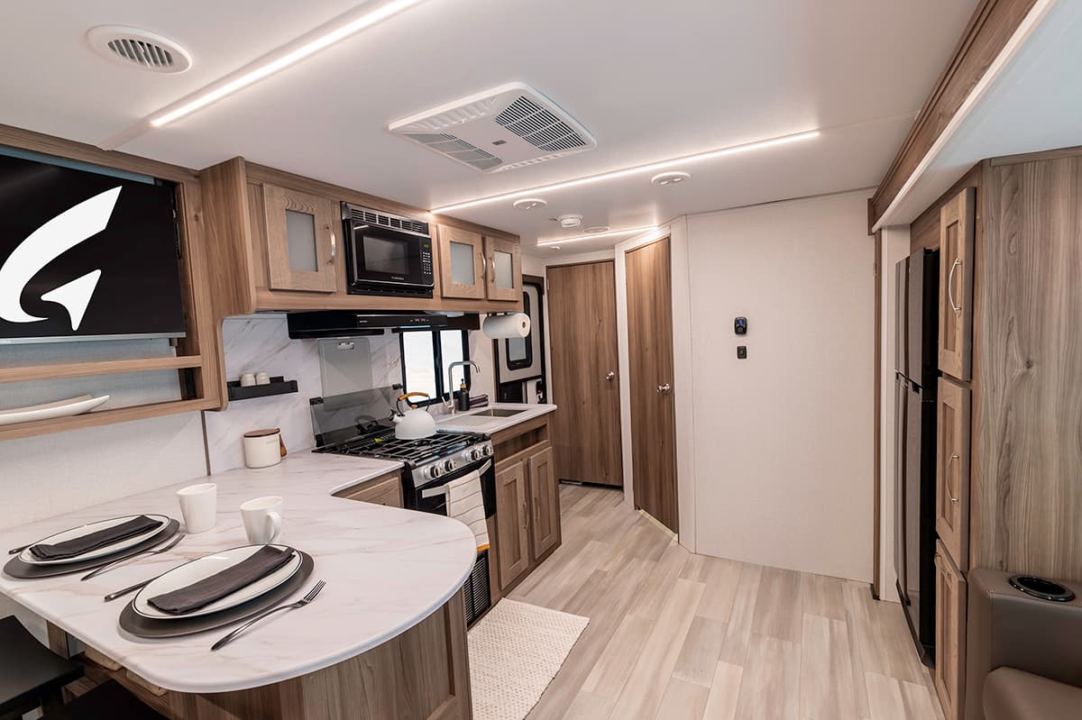 Go Explore X203 - Front to Back View