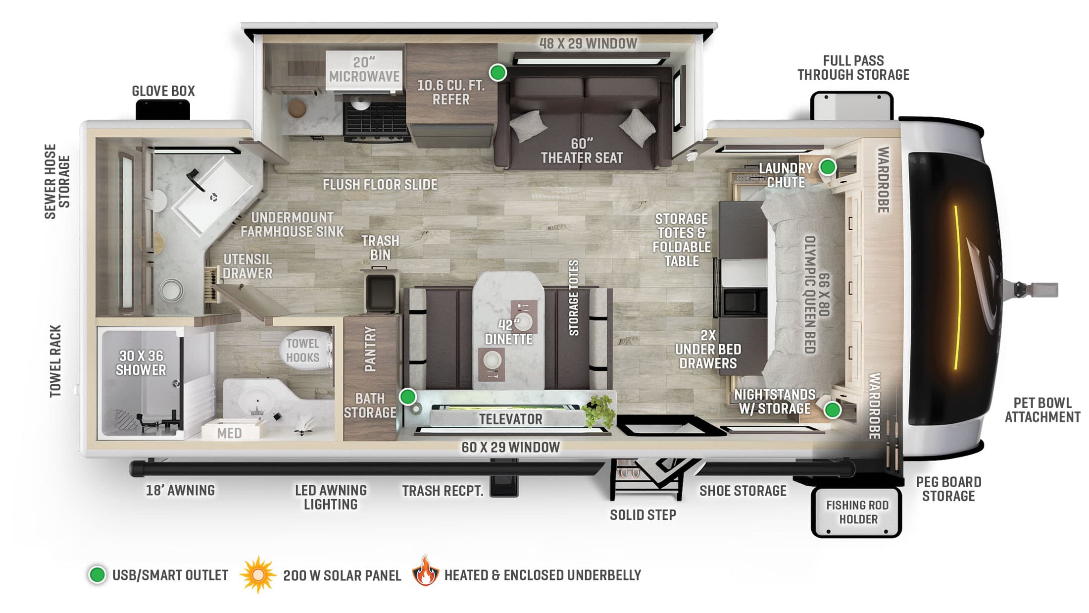 Go Explore X225 Floor Plan