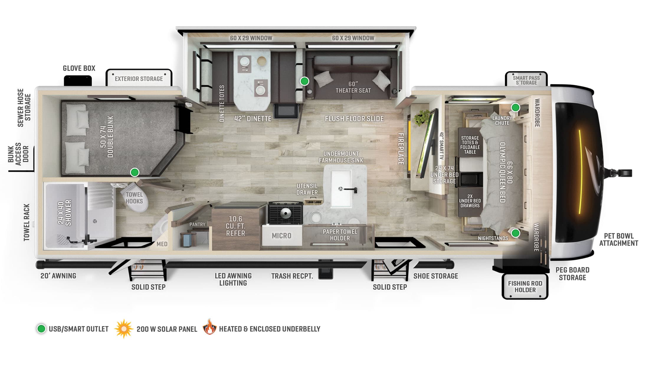 Go Explore X252 Floor Plan