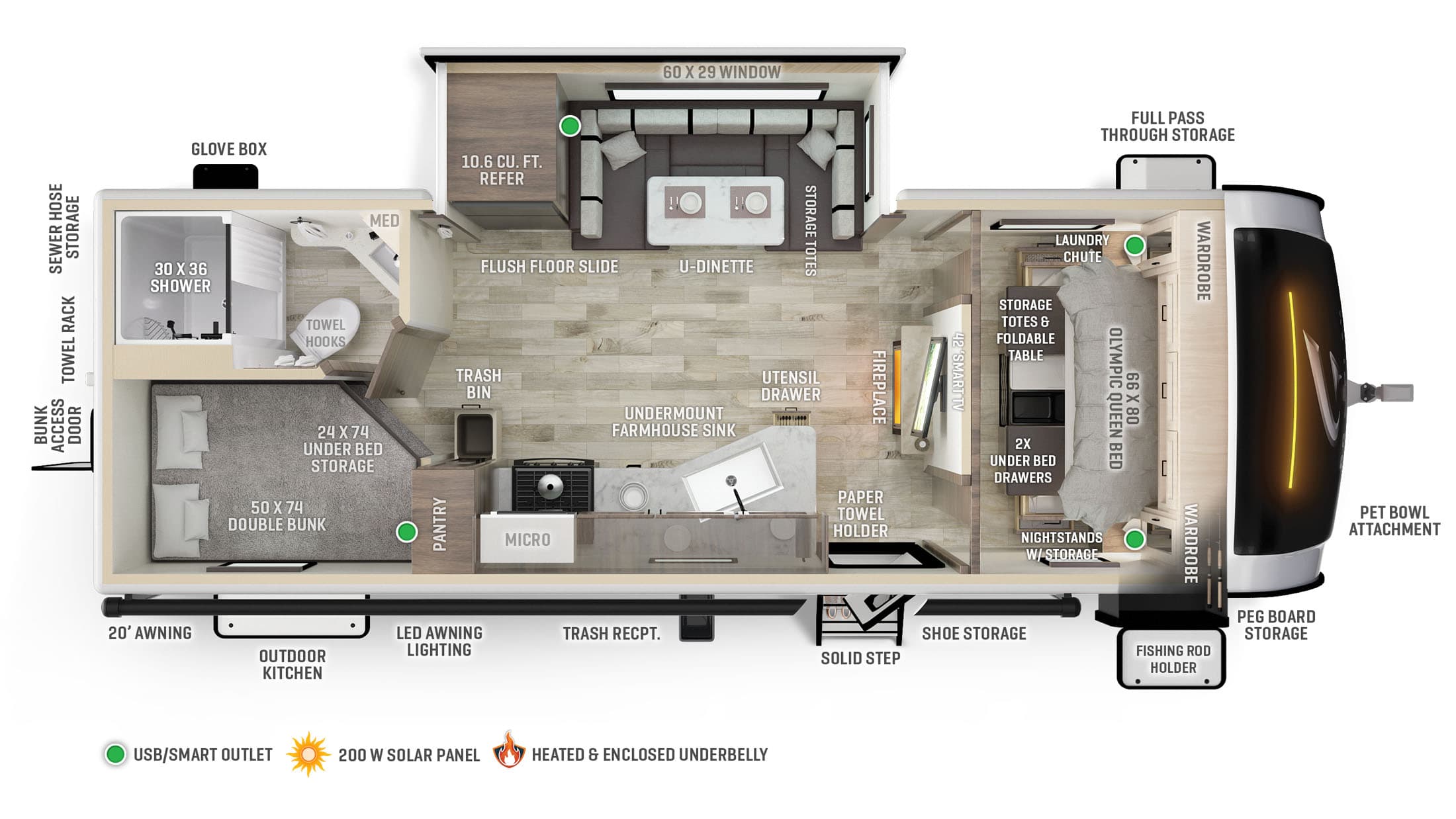 Go Explore X232 Floor Plan